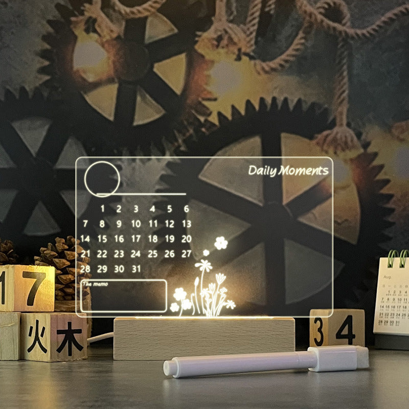 Light With Pen Gift For Children Girlfriend Decoration Night Lamp
