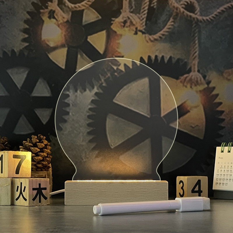 Light With Pen Gift For Children Girlfriend Decoration Night Lamp